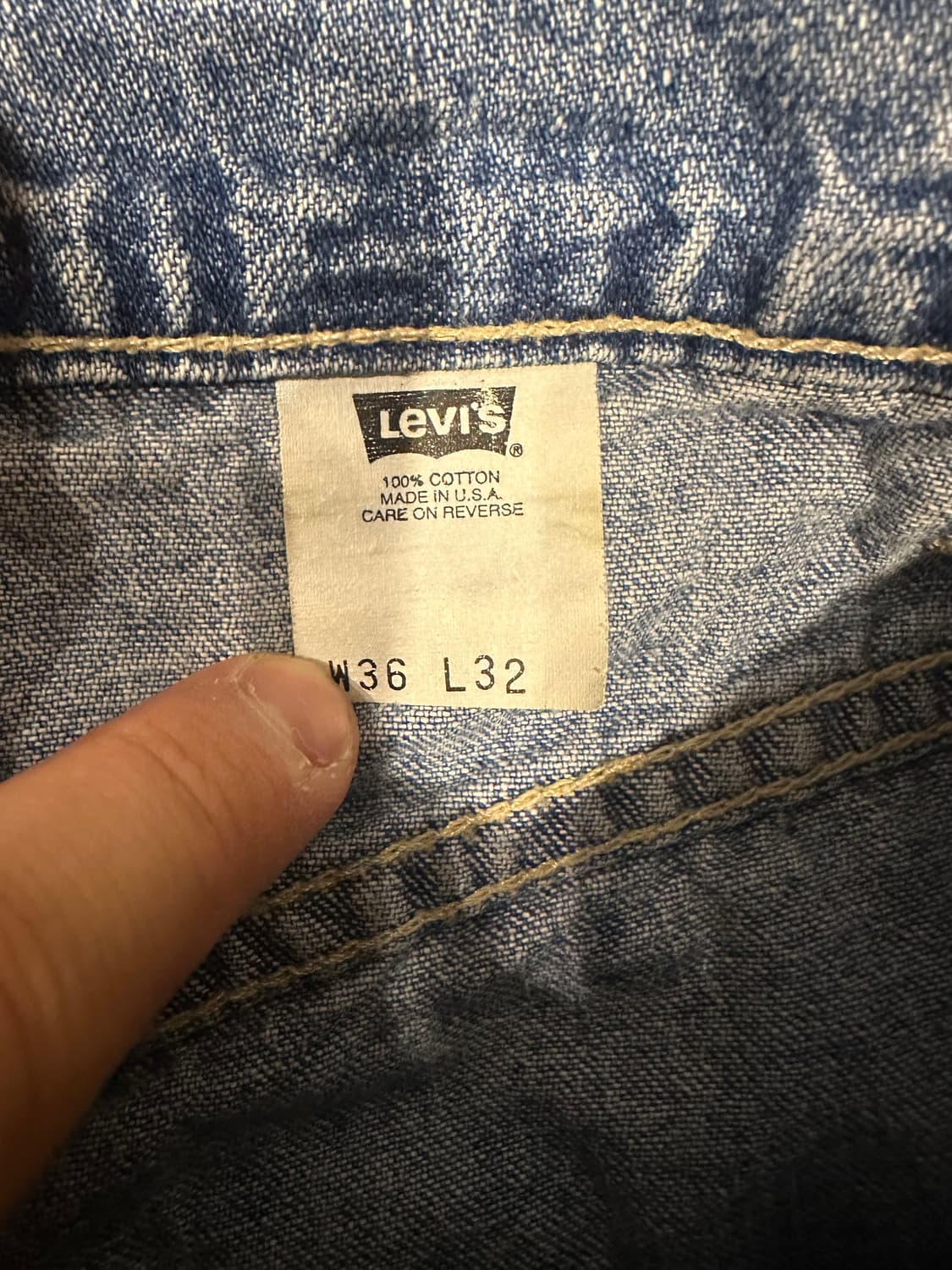 빈티지 90s 리바이스 L2 데님팬츠  상품이미지4