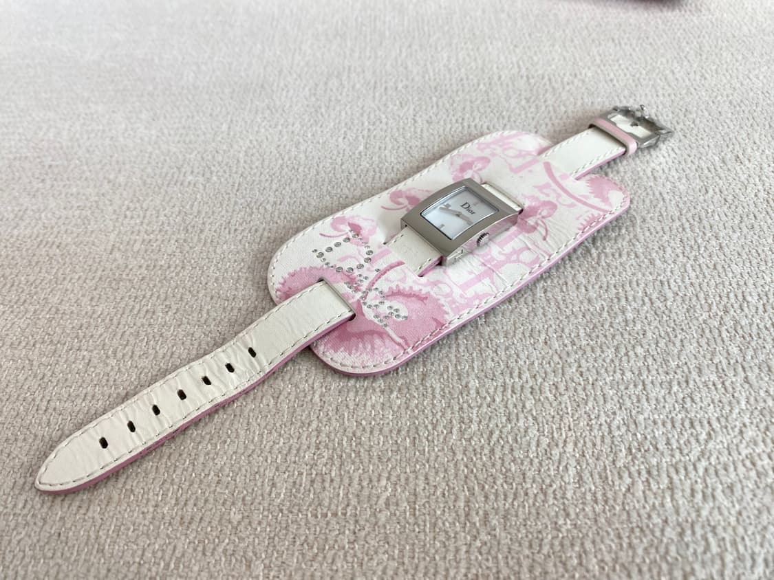 크리스찬 디올 마리스 화이트 자개 다이얼 쿼츠 상품이미지3