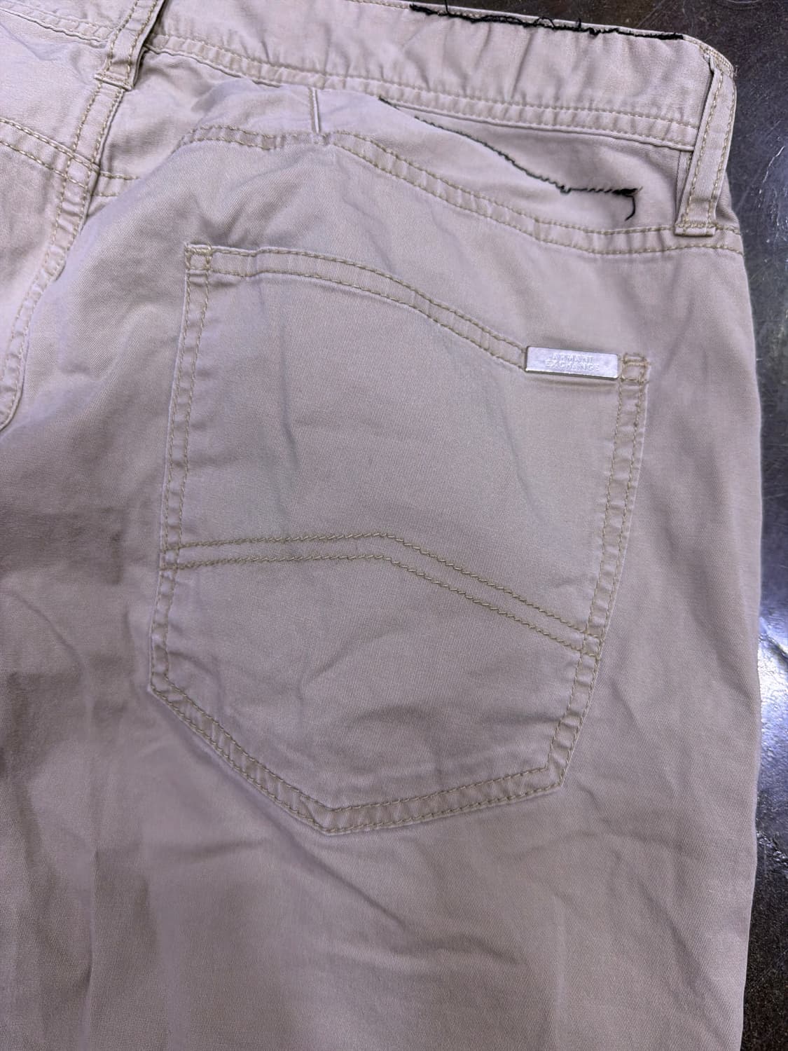 아르마니 익스체인지 스트레이트핏 캐쥬얼 치노팬츠 베이지 34 상품이미지7