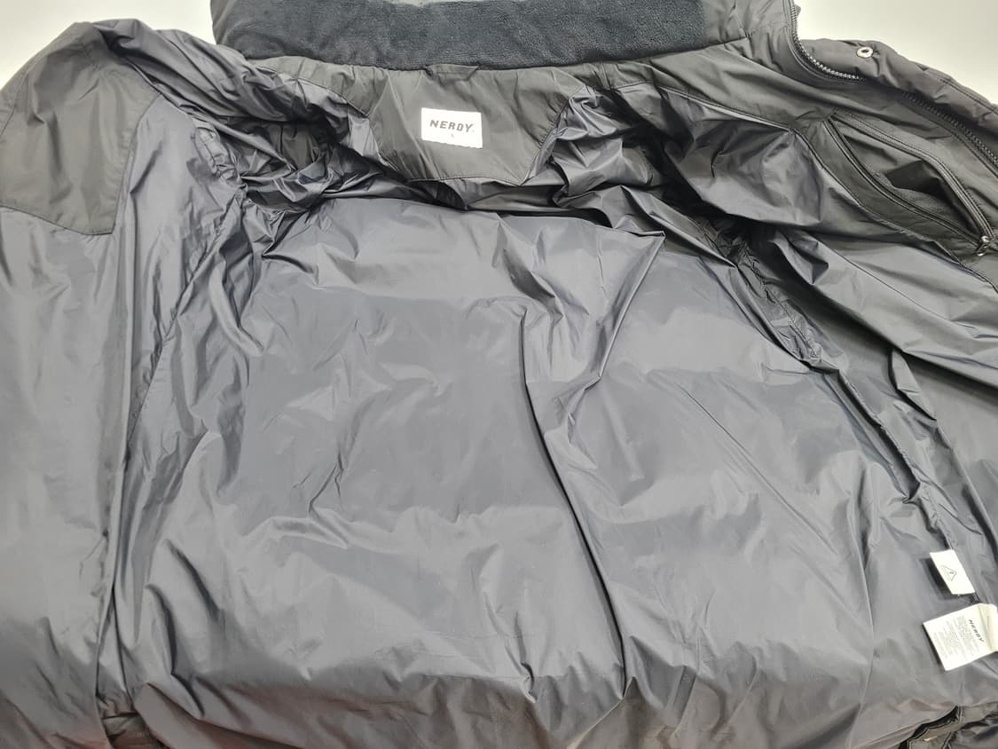 NERDY 널디 백로고 후드 다운 롱 패딩 / S
 상품이미지8