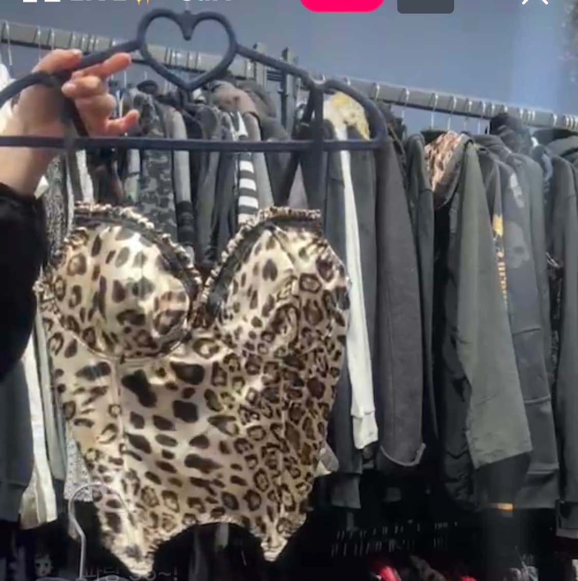 레오파드 코르셋 상품이미지1