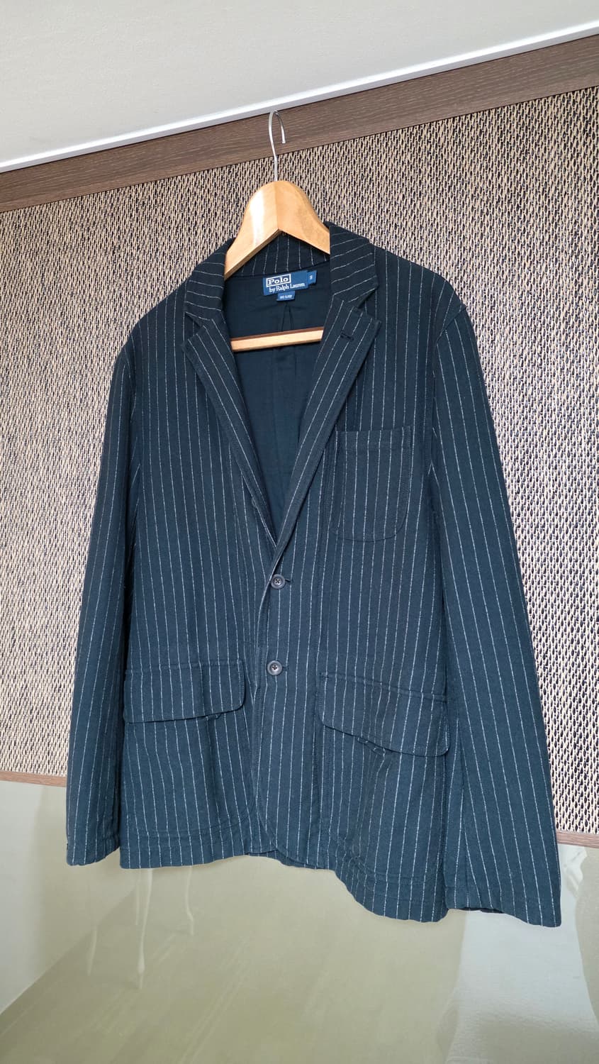 [신동품] 랄프로렌 코튼 스트라이프 블레이저 / 리얼버튼 상품이미지3