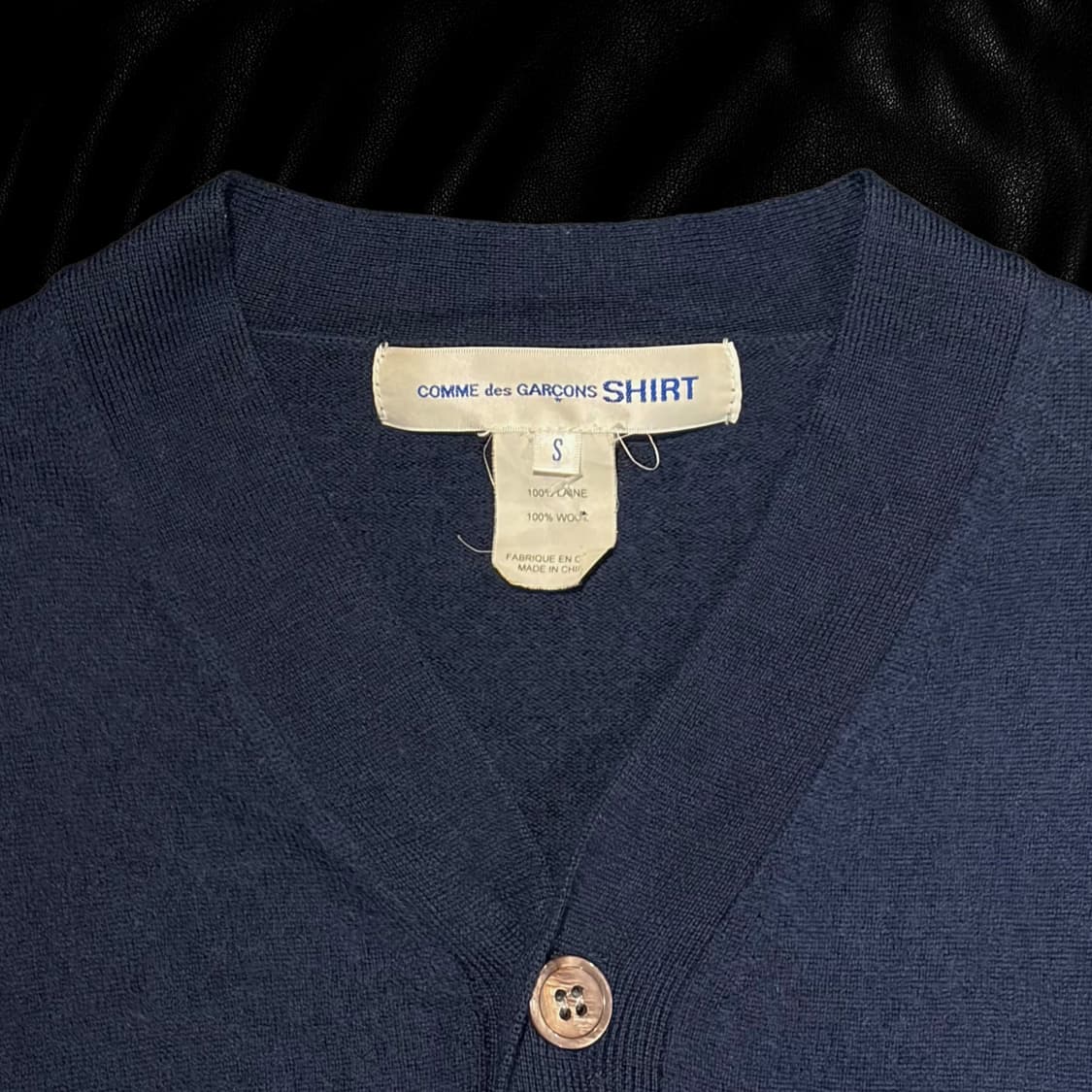 꼼데가르송 셔츠 라인 브이넥 가디건 상품이미지3