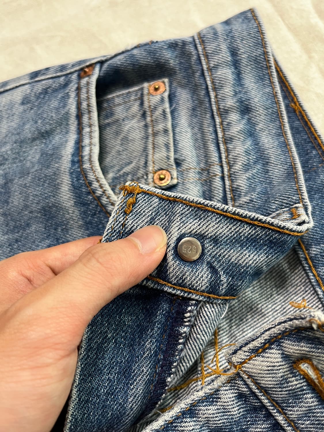 [92's USA] Levi's 오리지널 Lot 510 디스트로이드 데님 상품이미지4
