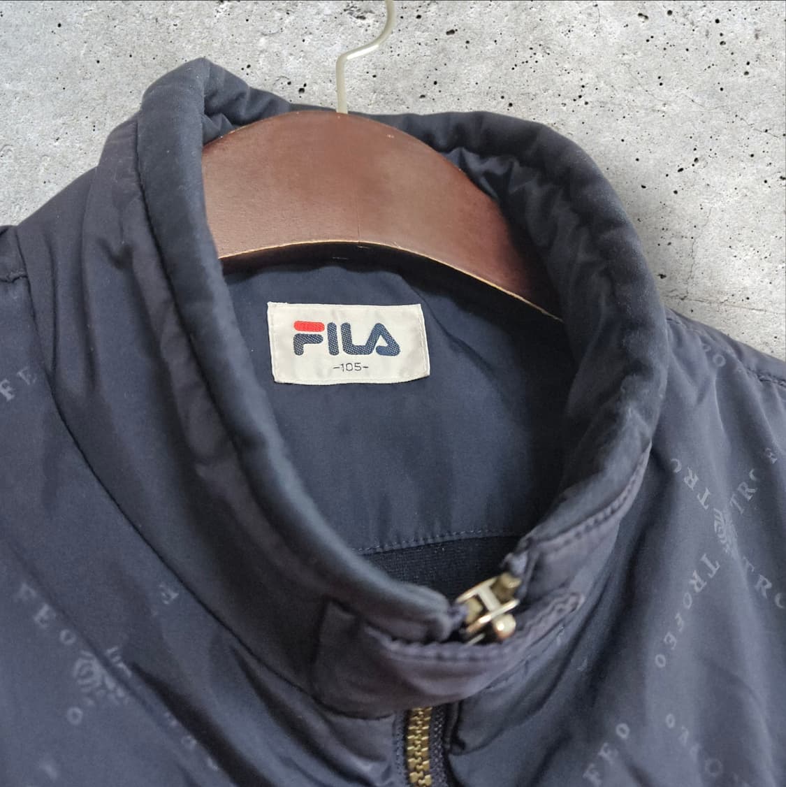 휠라 올드스쿨 배색 패딩 점퍼 (105/XL) 상품이미지3