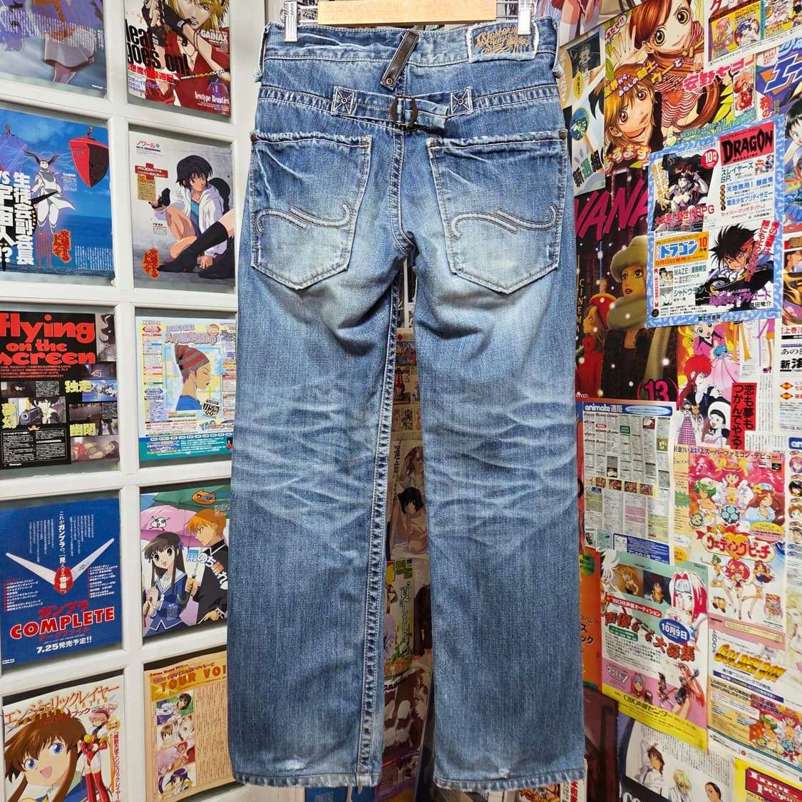 빈티지 연청 신치백 웨스턴 데님 팬츠 상품이미지1