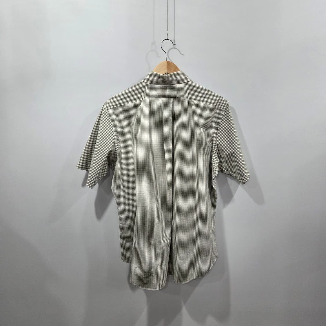 폴로랄프로렌 버튼다운 그린 체크 반팔셔츠 L 상품이미지5