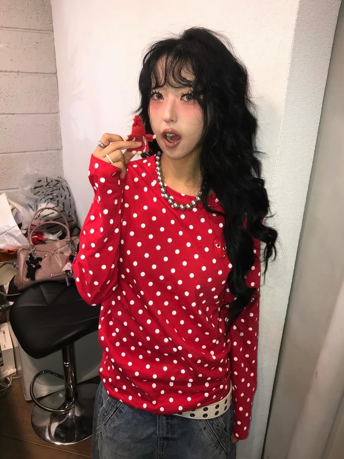 Comme Des Garcons Dots Long Sleeves 상품이미지1