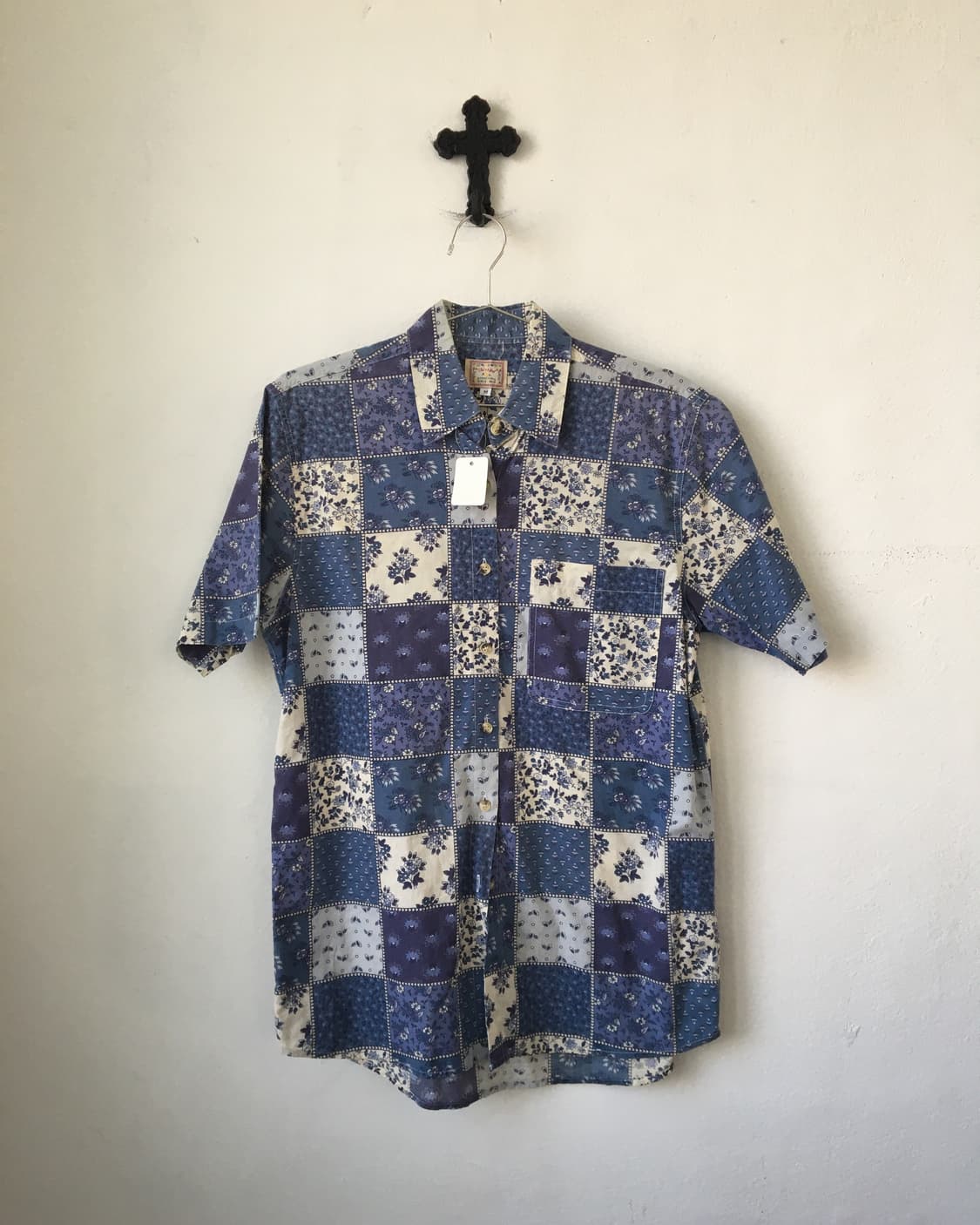 Patch work pattern shirt 상품이미지2