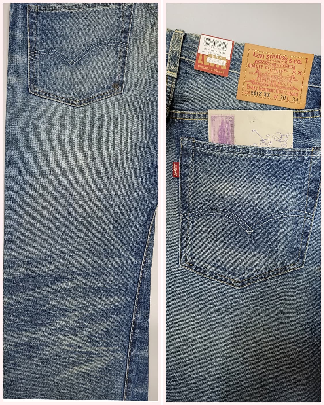 LVC 54501 (W30) 리바이스 빈티지클로딩 상품이미지10