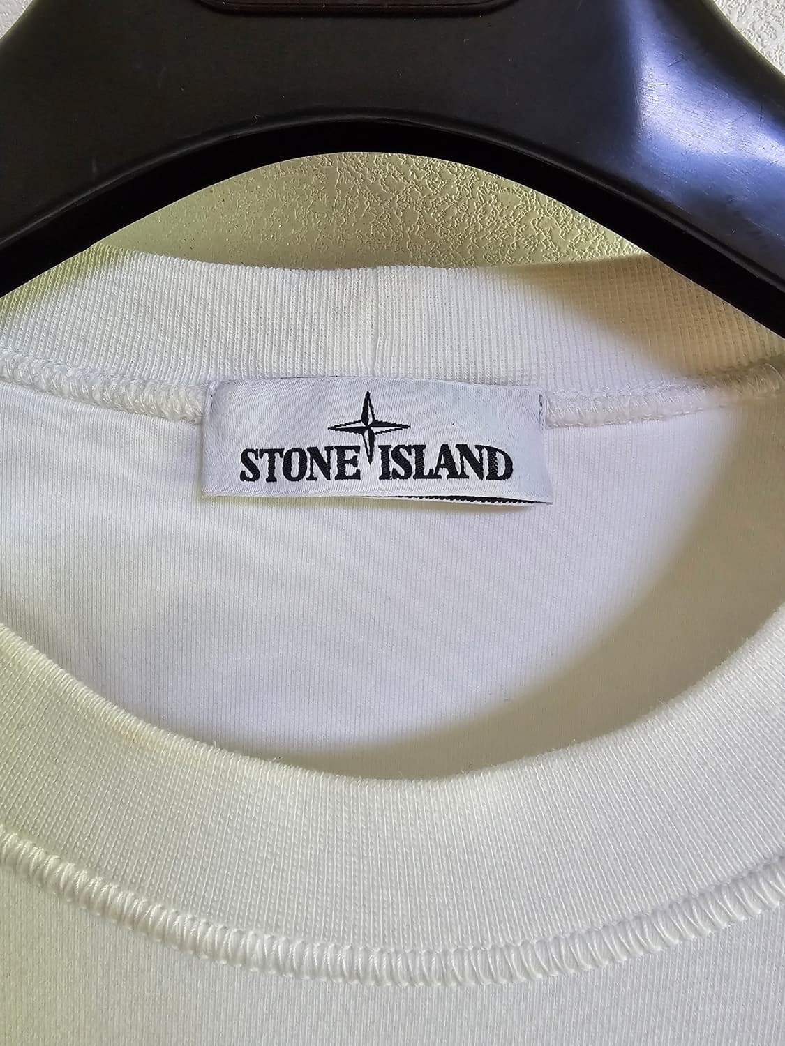 스톤아일랜드 화이트 맨투맨 티셔츠 상품이미지4