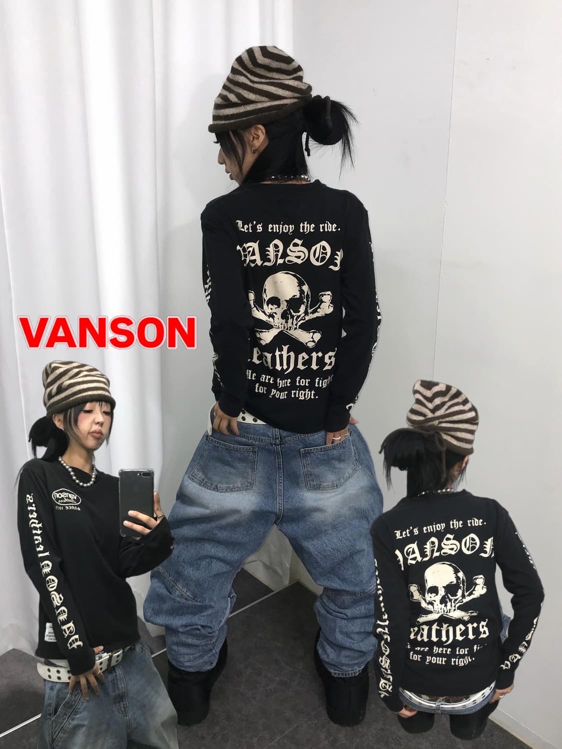 밴슨 크롬맛 풀 프린팅 롱슬리브 상품이미지1