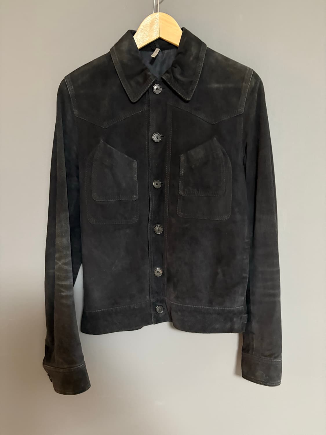 디올옴므 에디슬리먼 06fw 스웨이드 자켓 희귀템 44사이즈 상품이미지1