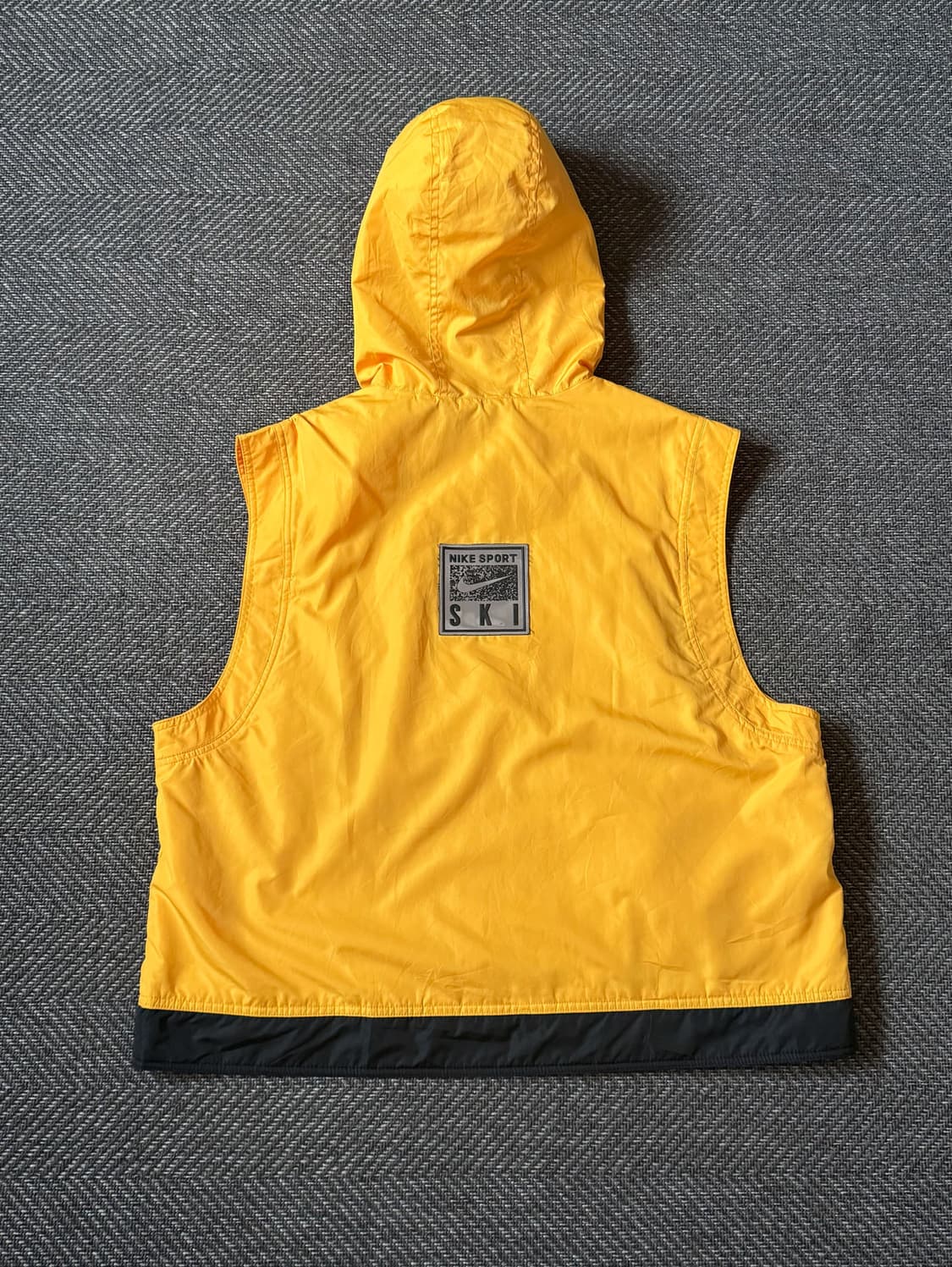 90s 나이키 스포츠 SKI 옐로우 아노락 베스트 (105-110) 상품이미지7