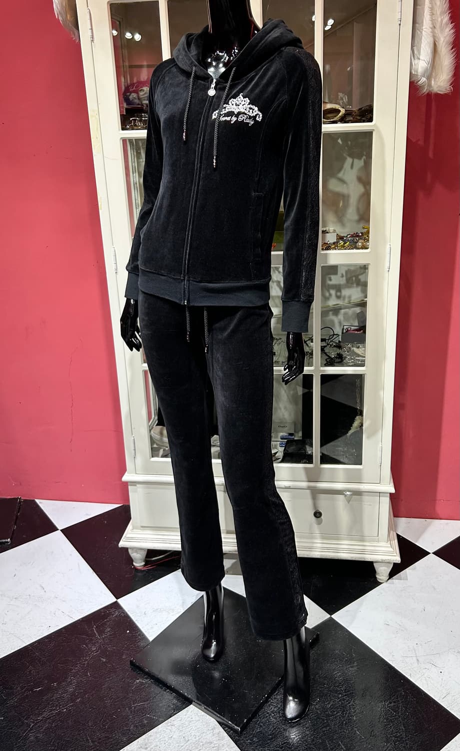 Rady tracksuit 레디 사이드라인 디테일 블랙 셋업 상품이미지1