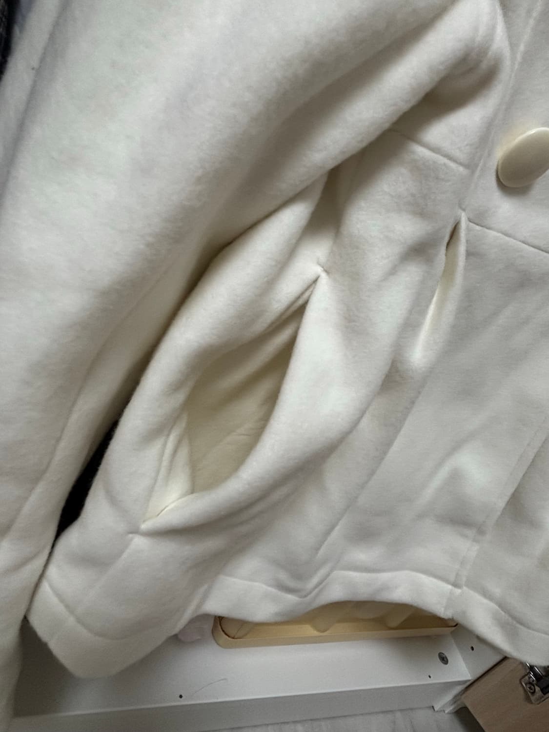 리즈리사 아이보리 숏더플코트 갸루 상품이미지3