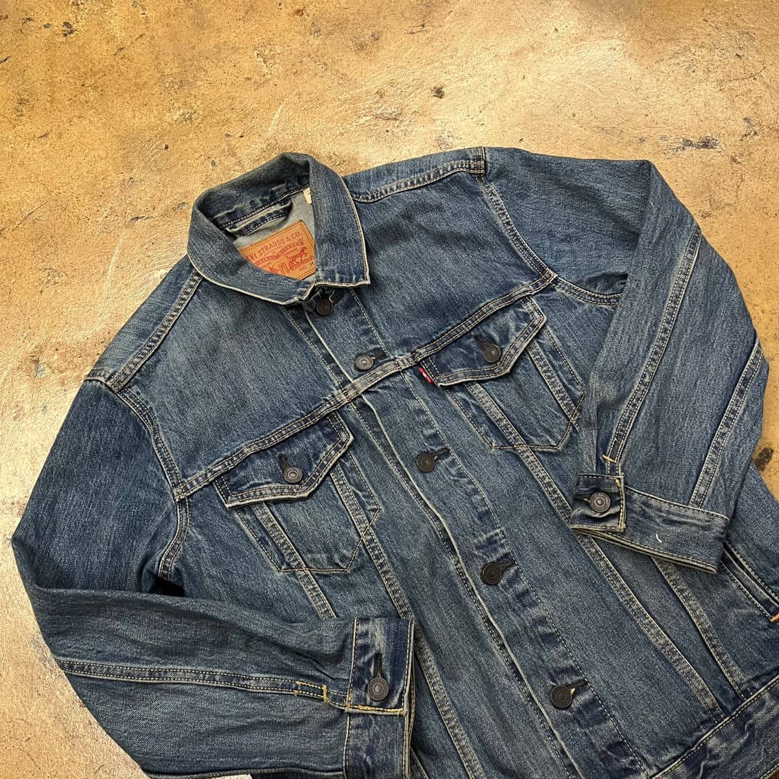 [정품/M] 리바이스 데님 트러커 자켓 청자켓 b17 상품이미지1