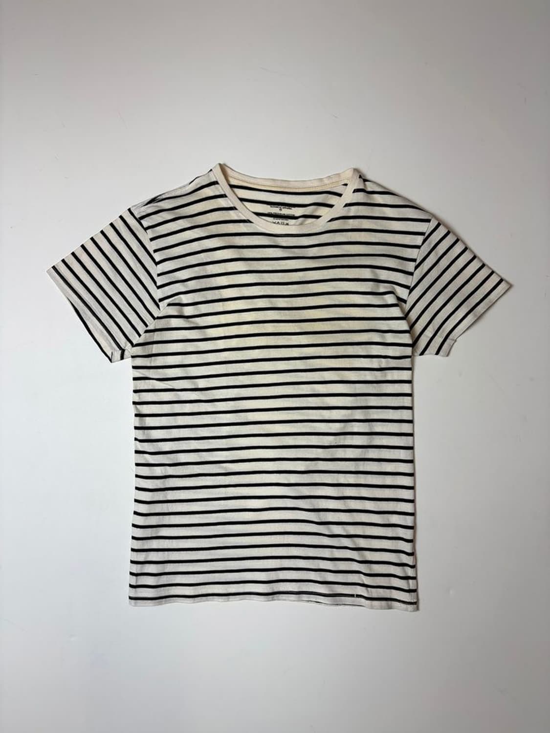 네이버후드 스트라이프 반팔 티셔츠 PN9207 상품이미지1
