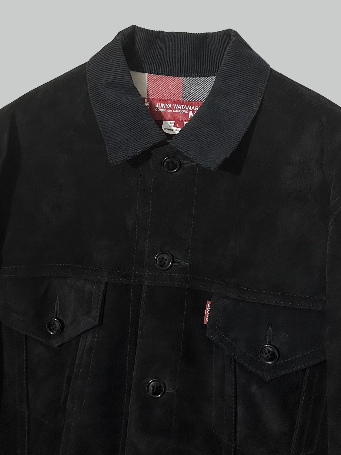 준야 와타나베 리바이스 카우레더 스웨이드 트러커 자켓 상품이미지2