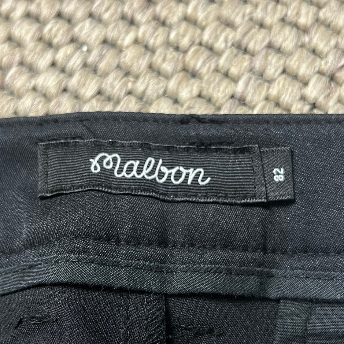 말본 스프링 베이직 조거팬츠 블랙 32 상품이미지3