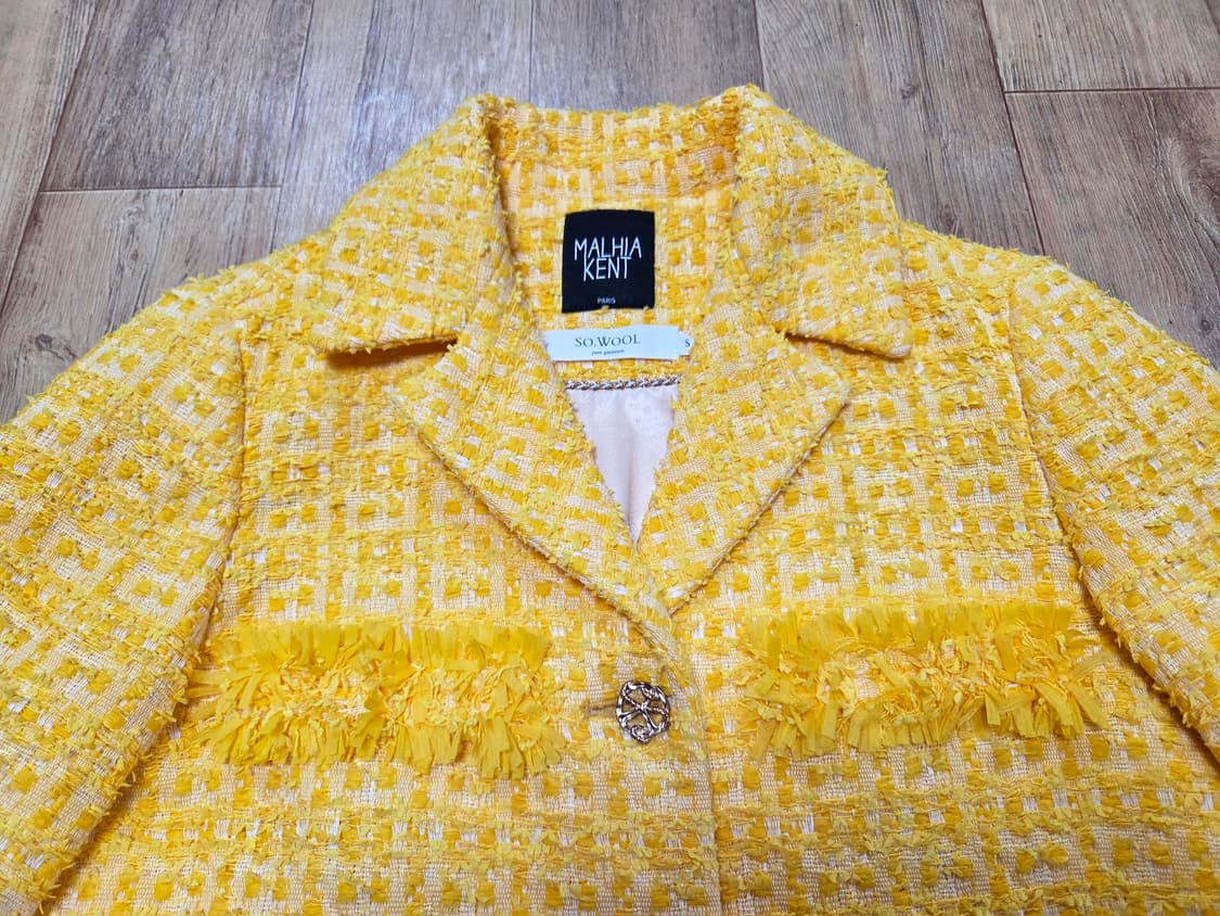 쏘울(so.wool) 마리아켄트 트위드자켓 55-66 새상품 상품이미지7
