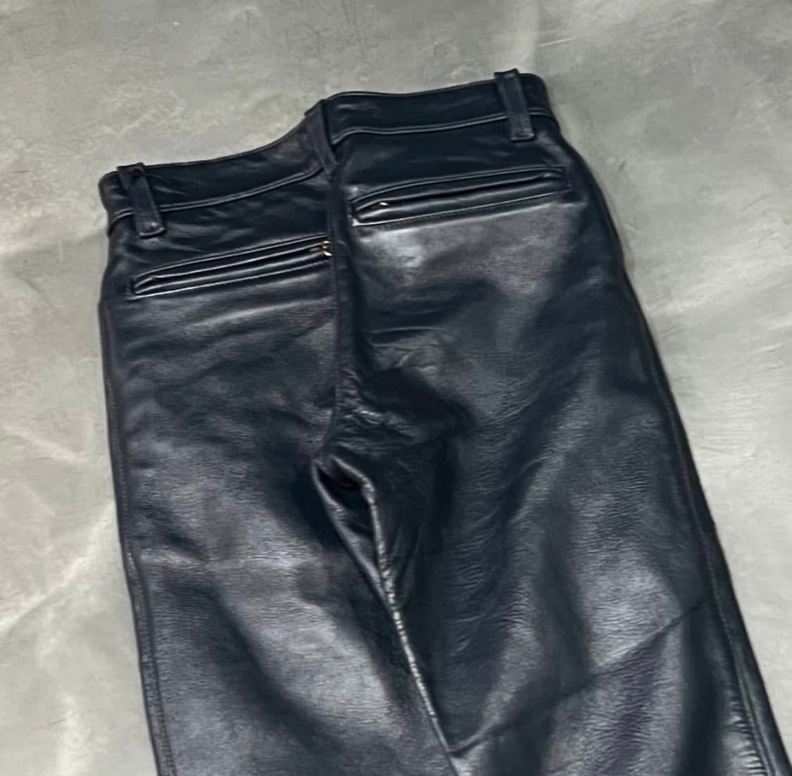 밴슨 레더 팬츠 상품이미지4