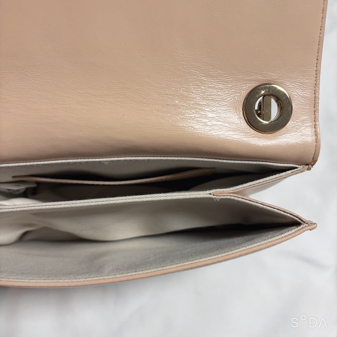 LANVIN 랑방 퀄팅 체인 크로스백 핑크베이지 상품이미지10