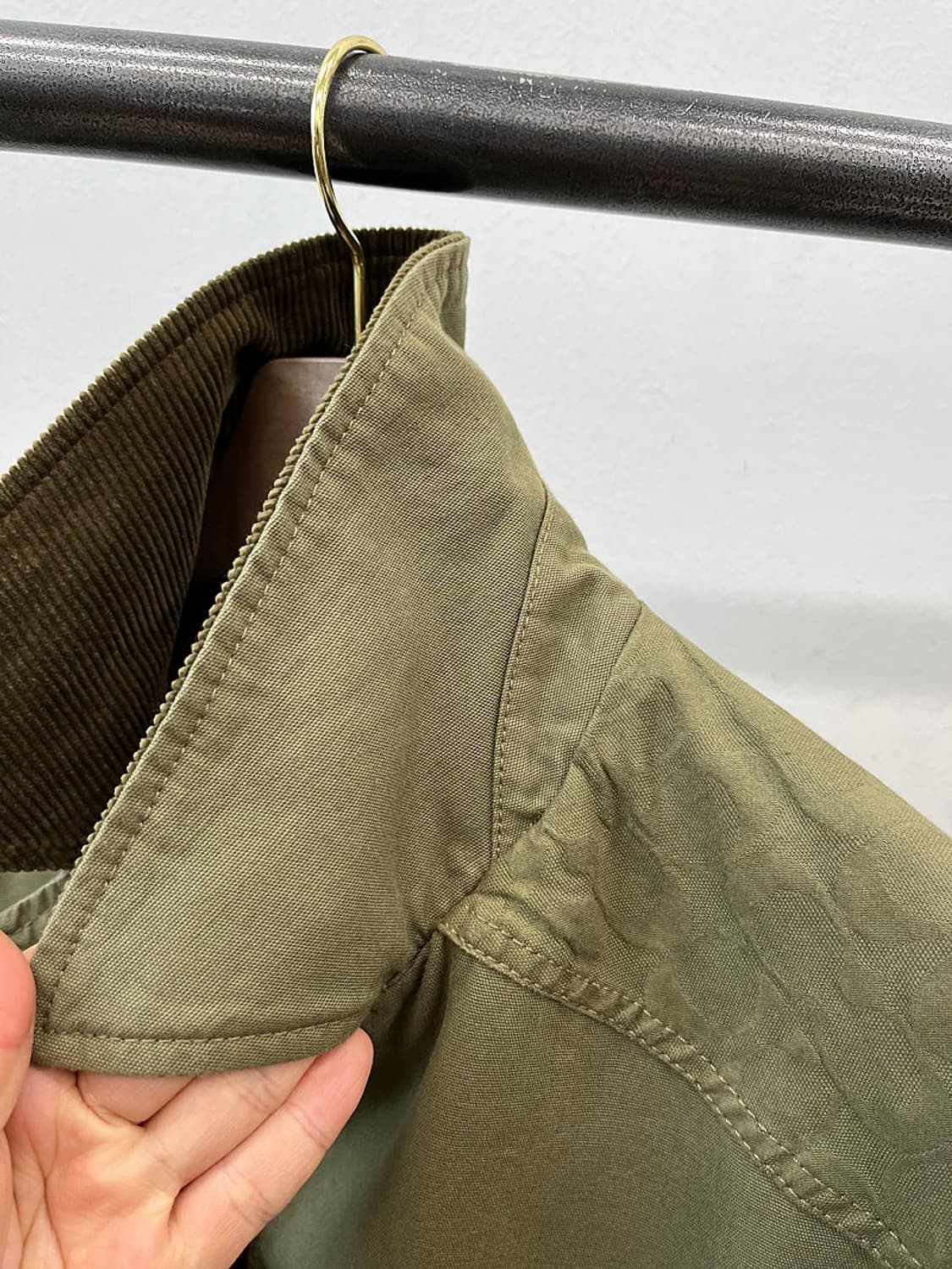 여) 코치 신형 카키 워크자켓  상품이미지5