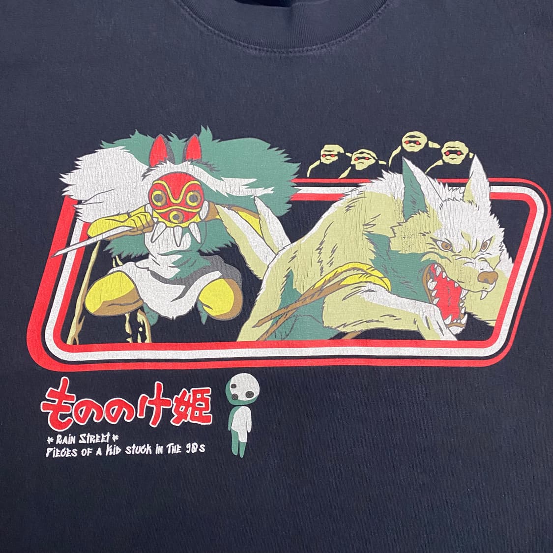 지브리 모노노케 부틀렉 애니메이션 티셔츠 상품이미지4