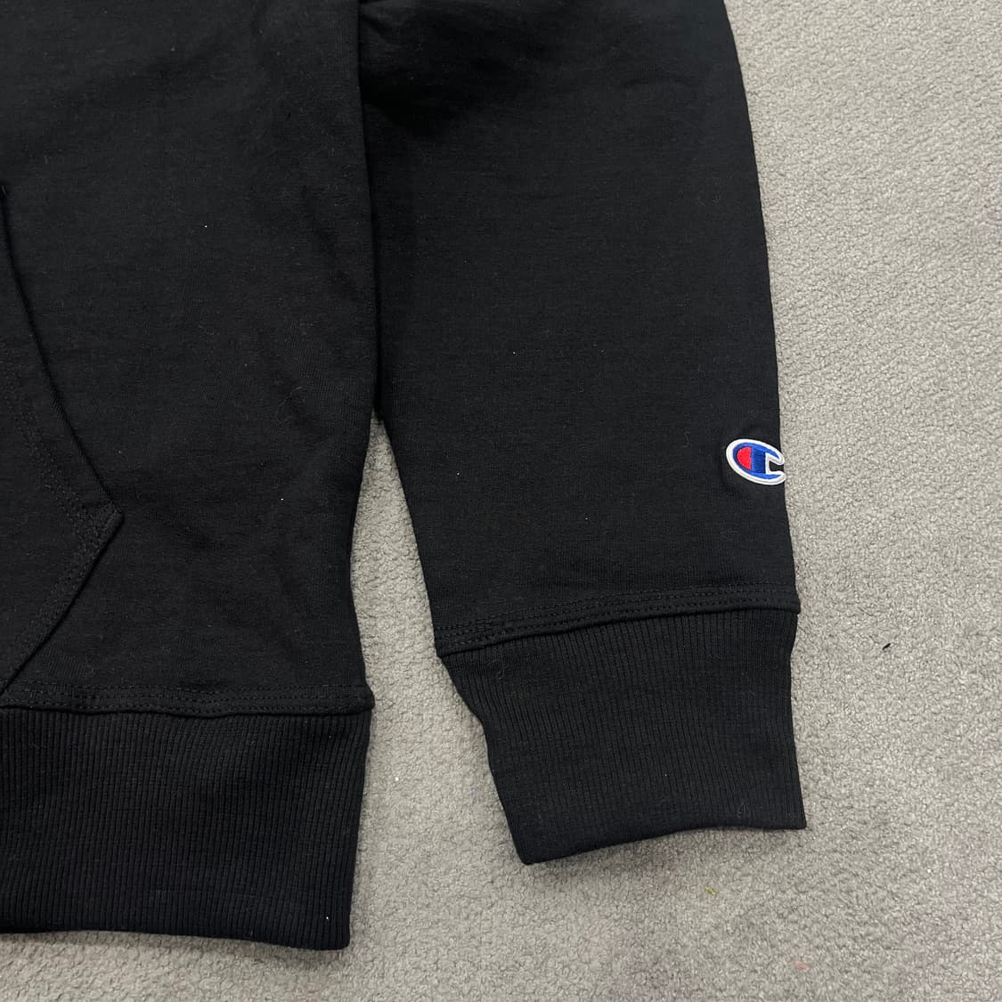 XL 챔피온 블랙 후드티 상품이미지4