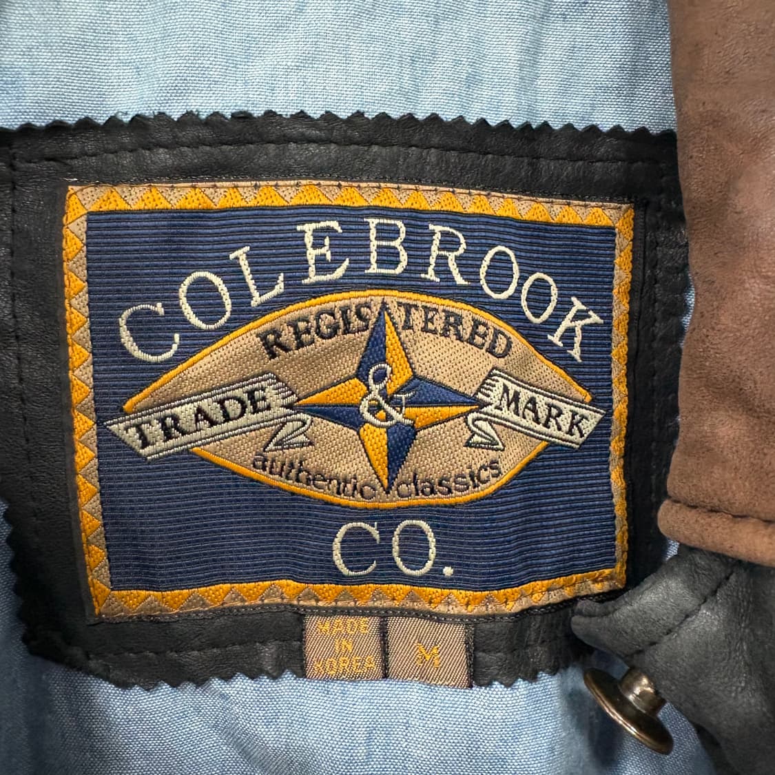 콜보룩 빈티지 소가죽 카 코트 자켓 상품이미지3