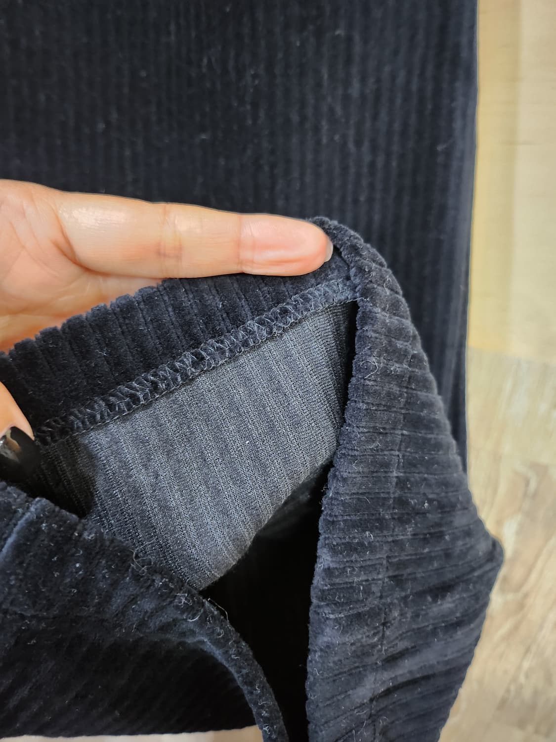 574) 라삐아프 벨벳 듀로코이 밴딩바지 상품이미지3