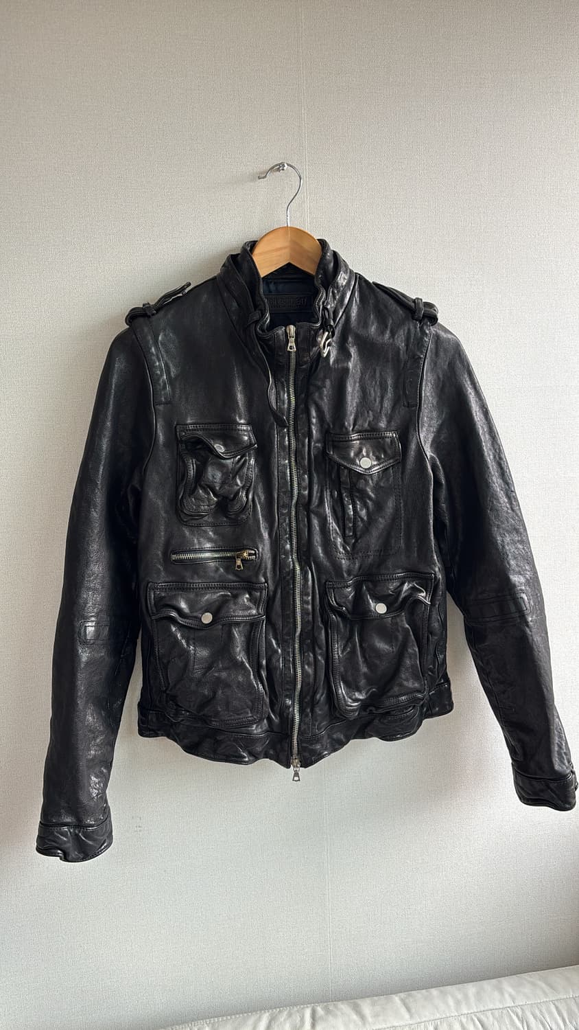 'Orlando' Buffalo Leather Jacket 상품이미지3