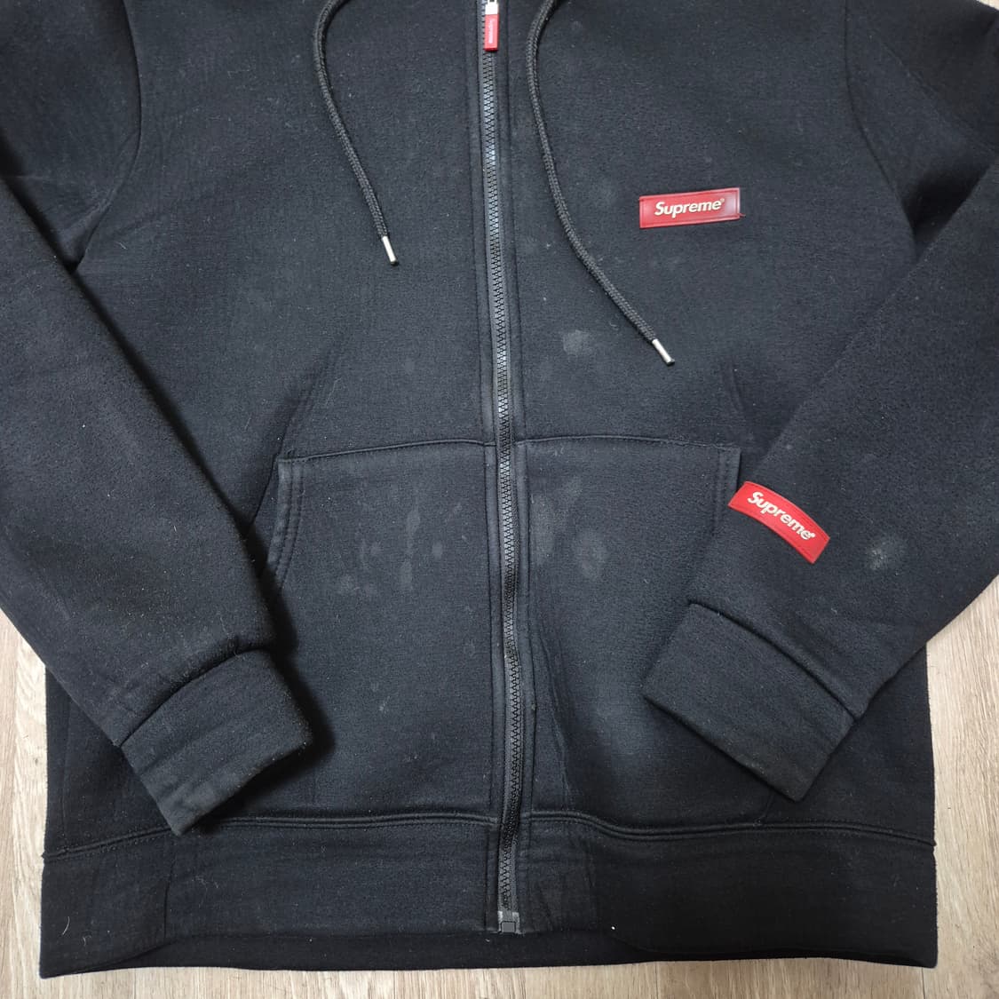 슈프림 박스 와펜로고 후드집업 상품이미지3