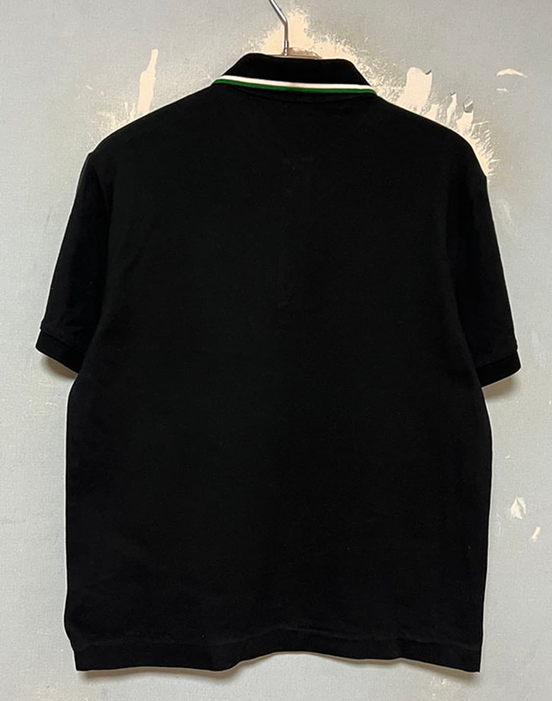 POLO 폴로 여자 배색 반팔 카라티 블랙 캐주얼 베이직 M 95 66 상품이미지2