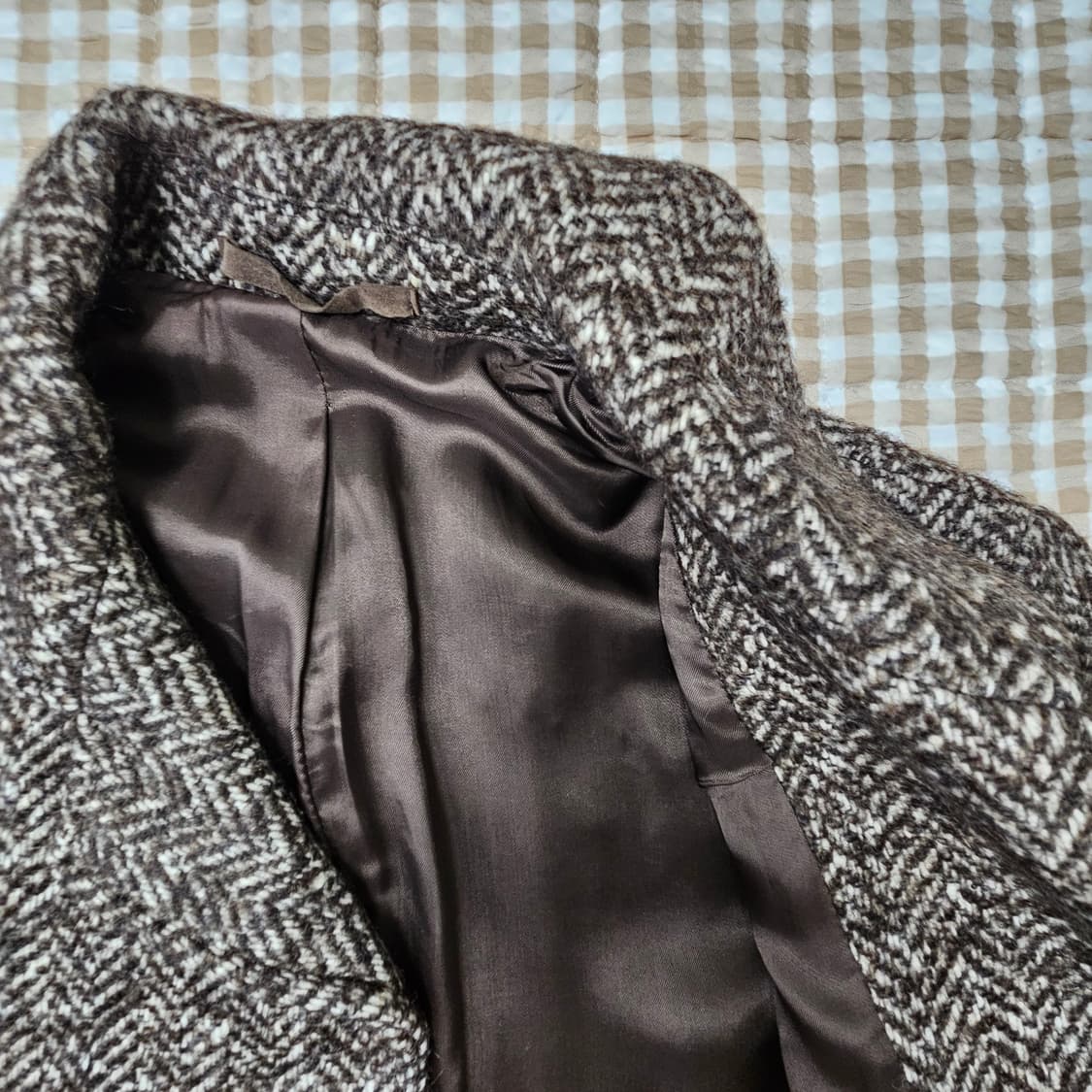 일레븐티 헨링본 코트 자켓 남자100 상품이미지7