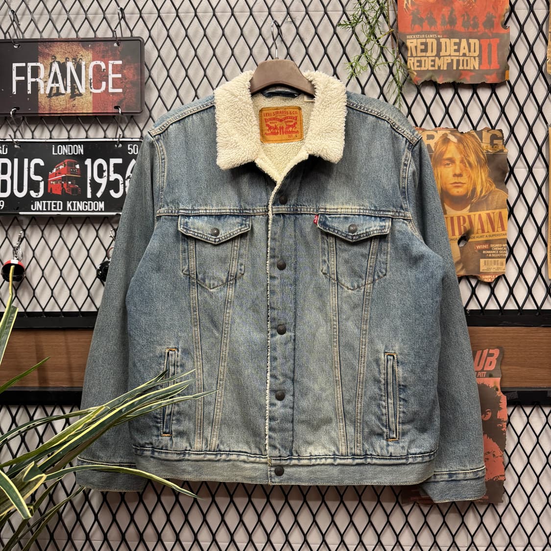 리바이스 타입 3 쉐르파 연청 데님 트러커 자켓 상품이미지1