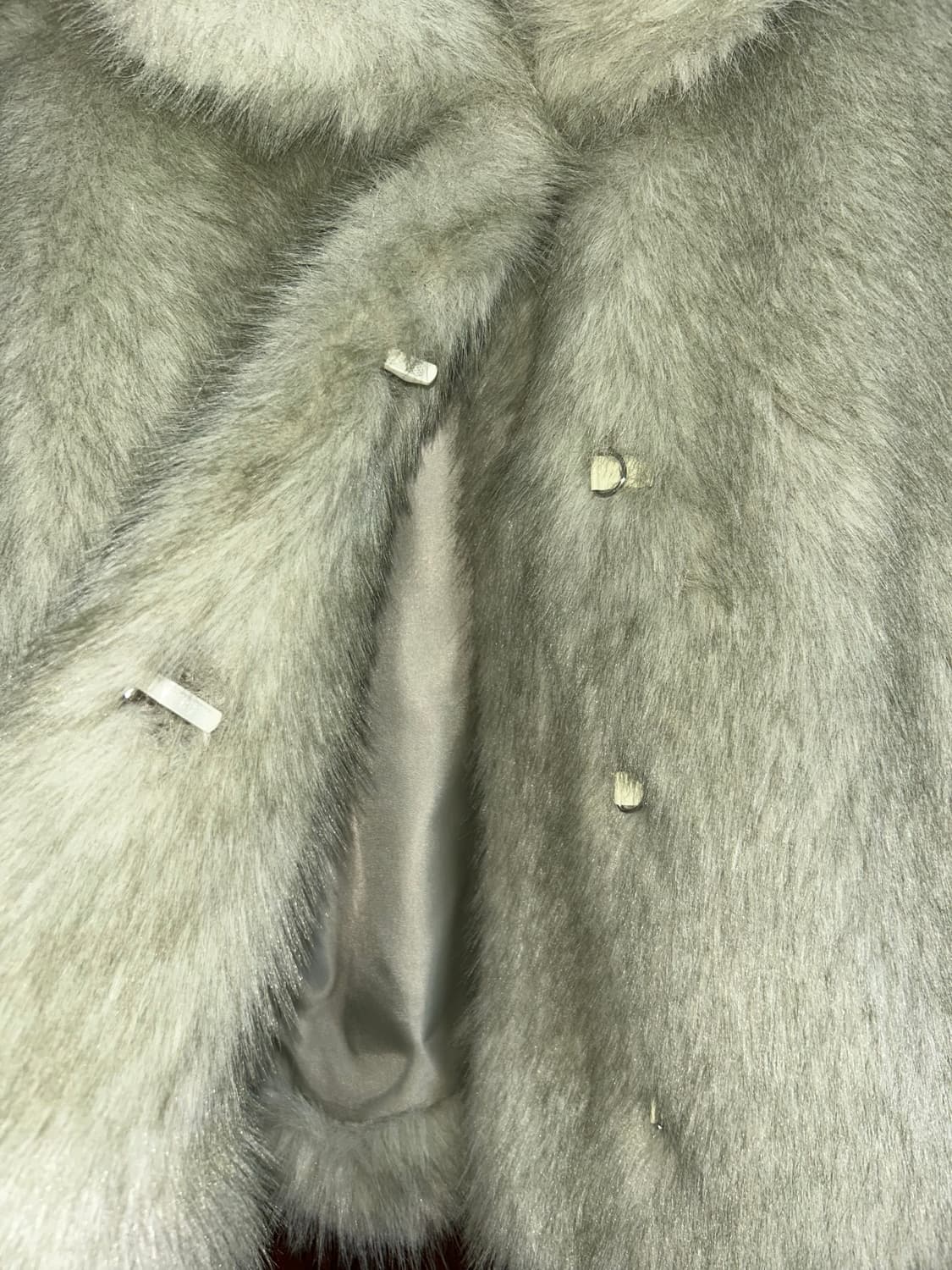 민트색 퍼 자켓 상품이미지2