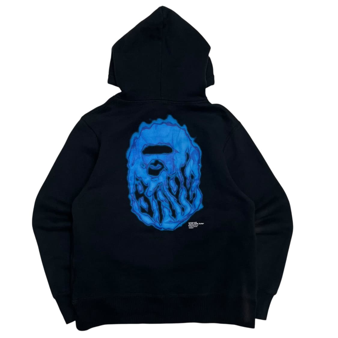 베이프 블루 샤루 블랙 후드 L 상품이미지4