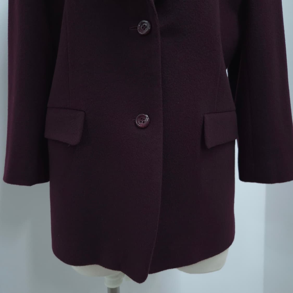 Pure Cashmere 캐시미어100 퍼플 자켓 상품이미지6