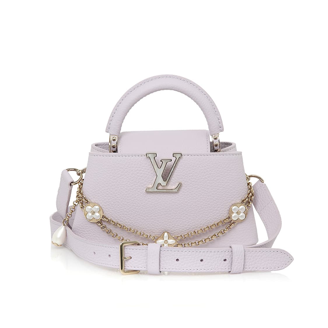 루이비통 카퓌신 이스트웨스트 미니 토뤼옹 라일락 보증서 M25476 상품이미지10