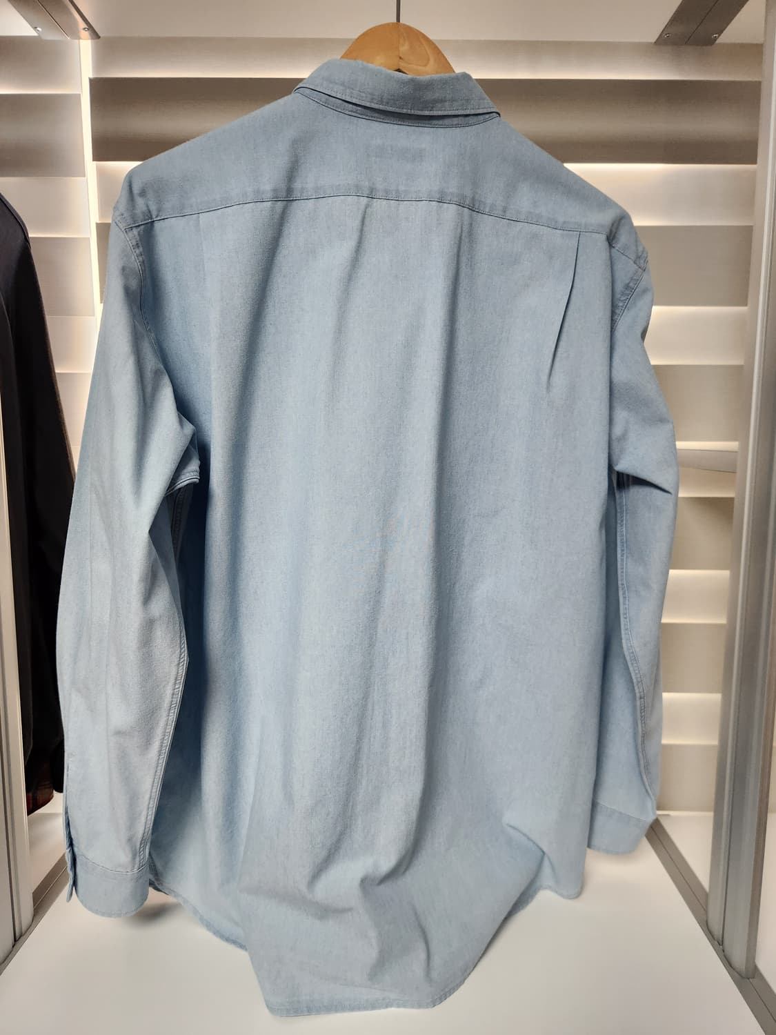 나나미카(Nanamica) 샴브레이 윈드 셔츠 L사이즈 상품이미지3