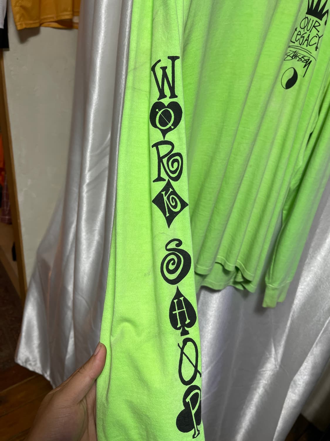 스투시 아워레가시 롱슬리브 XL size 상품이미지2