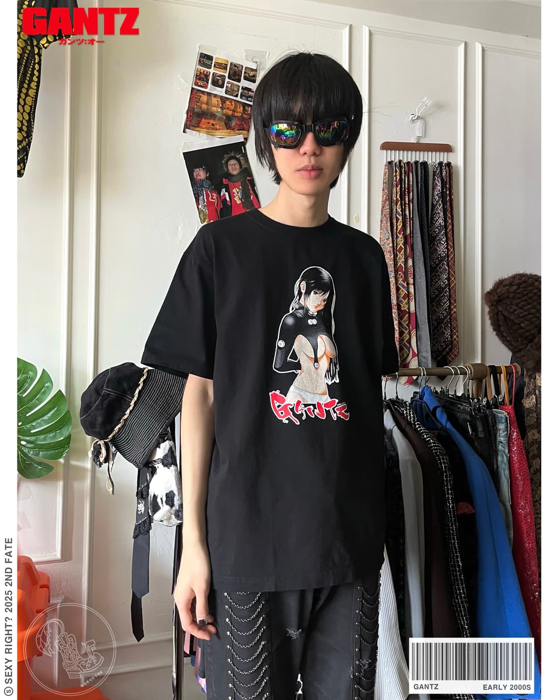 Early 2000's GANTZ Vintage Reika T-Shirt 상품이미지1