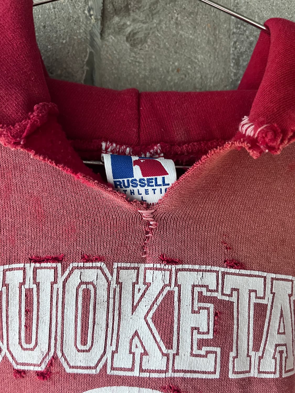 Russell Athletic Custom Distressed Hoodi 상품이미지3