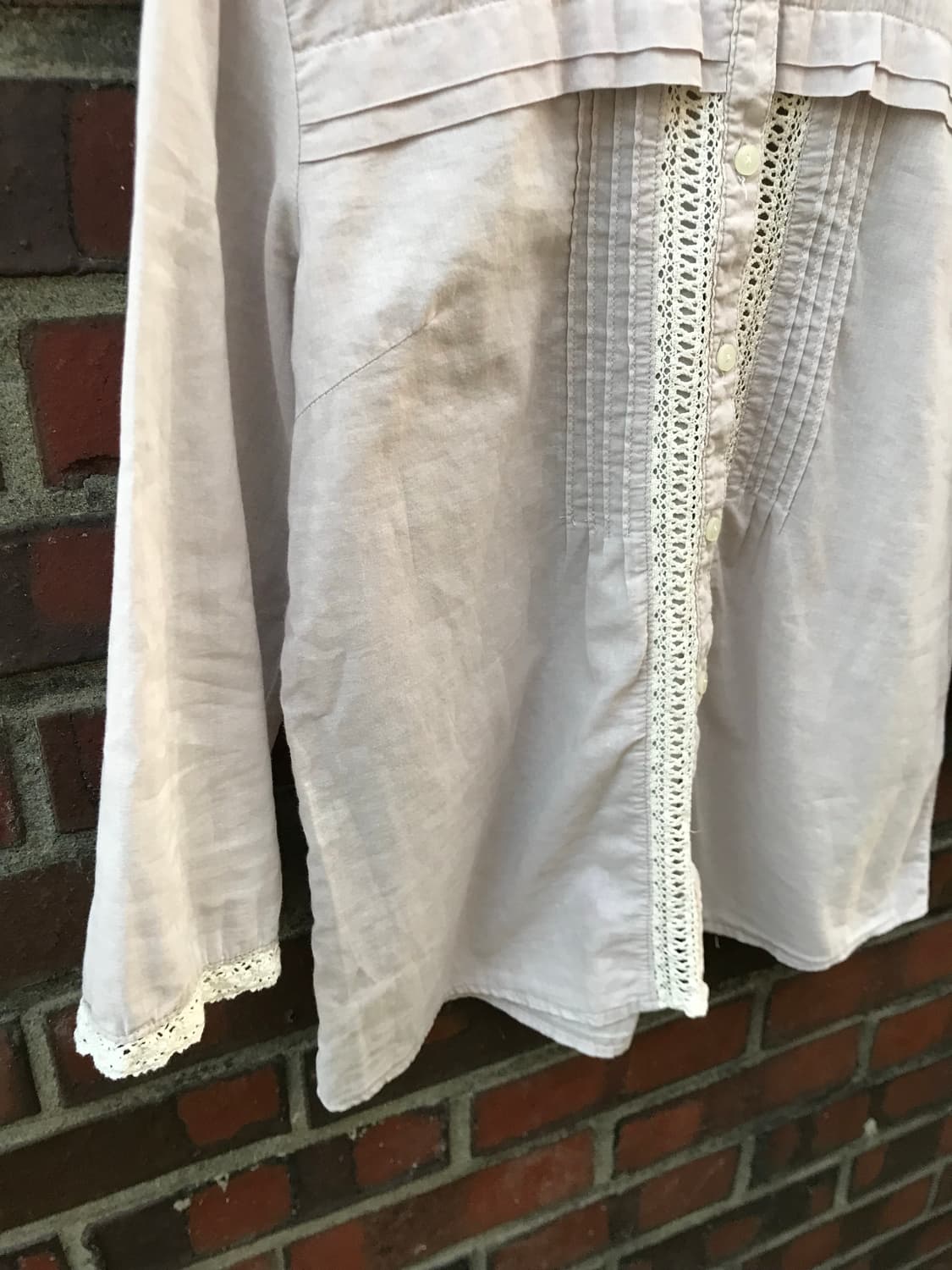 Vintage lace shirt 상품이미지4