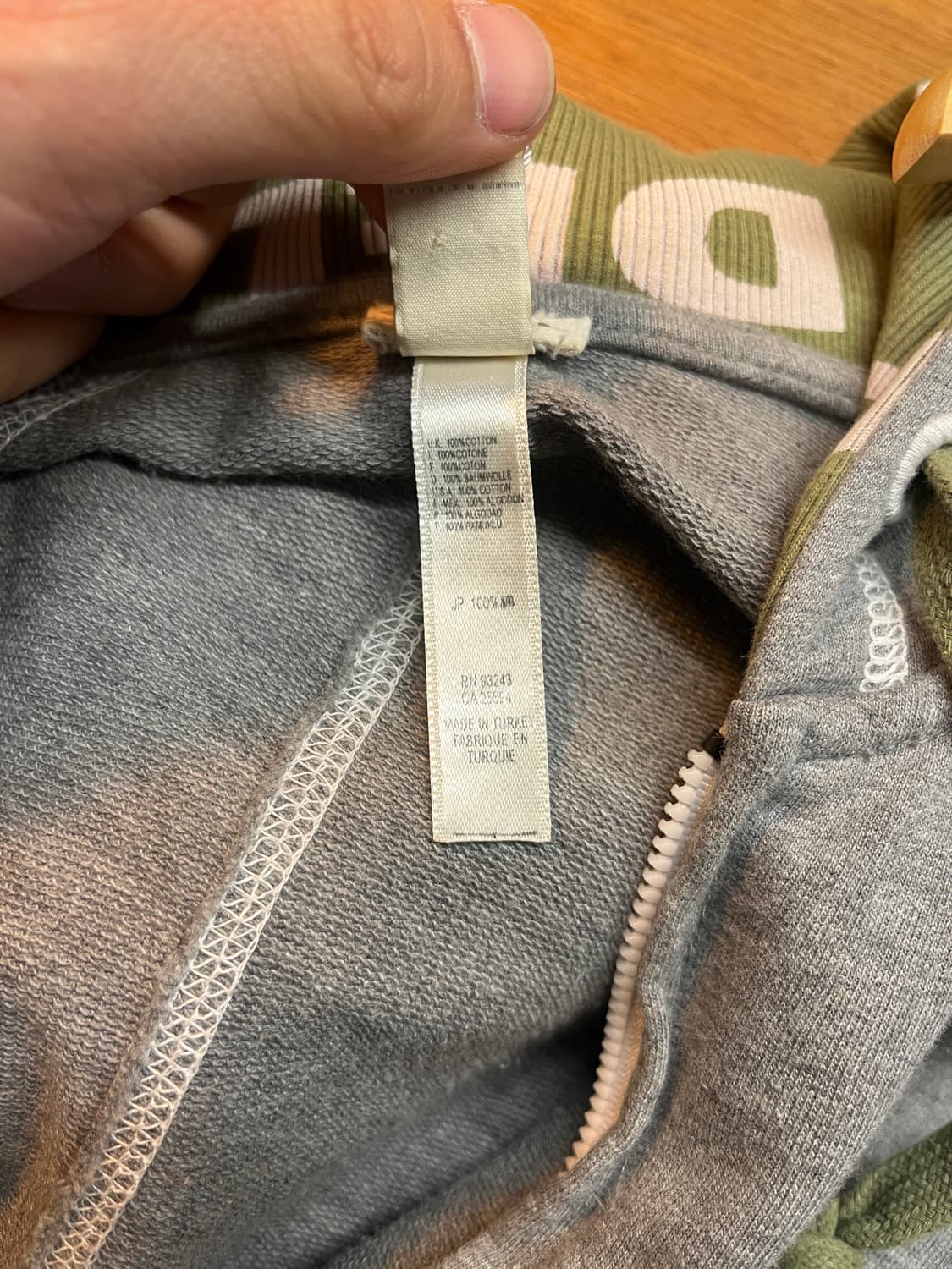 Diesel Contrast Trim Zip-Up Hoodie 상품이미지4