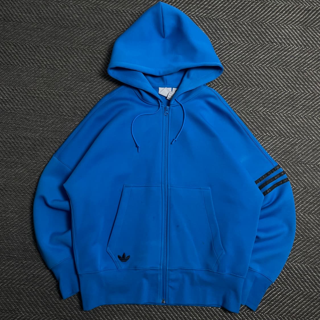 아디다스 뉴클래식 삼선 박시핏 후드집업 블루o 5328 상품이미지1