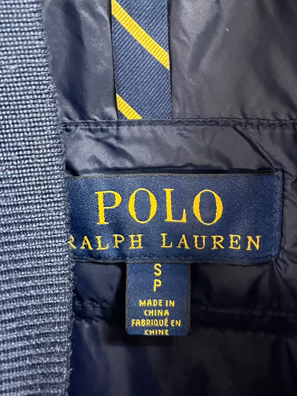 폴로 랄프로렌 네이비 경량패딩 (on.88) 상품이미지8