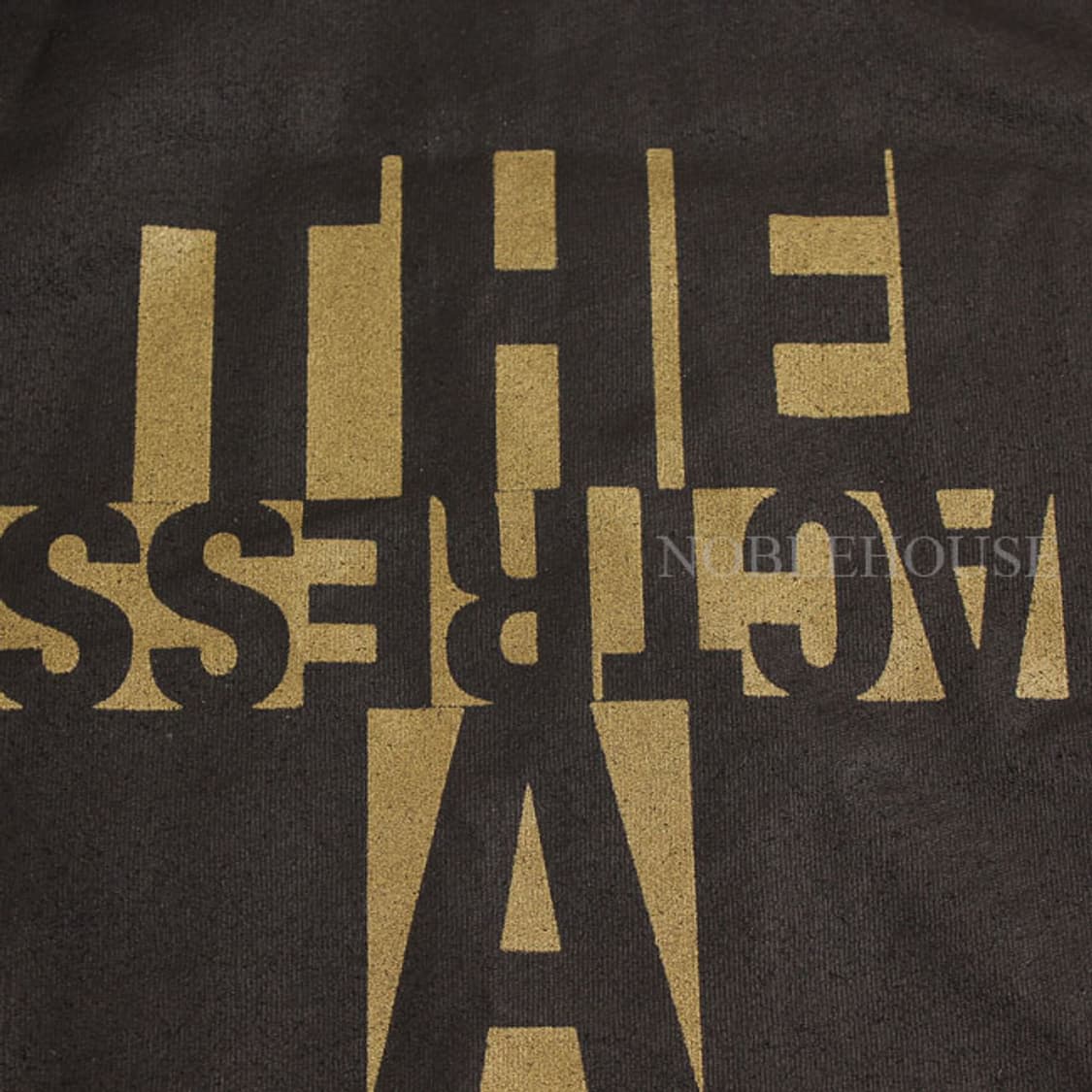 아크네 다크그린 레터링 프린팅 민소매 티셔츠(S) 상품이미지5